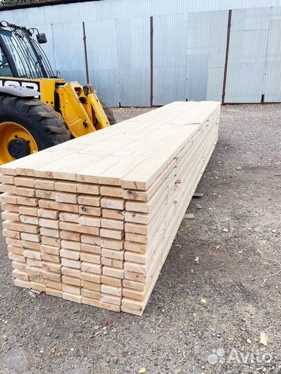 Доска обрезная 40х100х6000мм 1 сорт ГОСТ