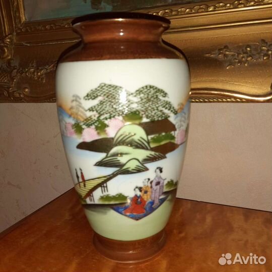 Ваза Япония мориаж сацума 24 см