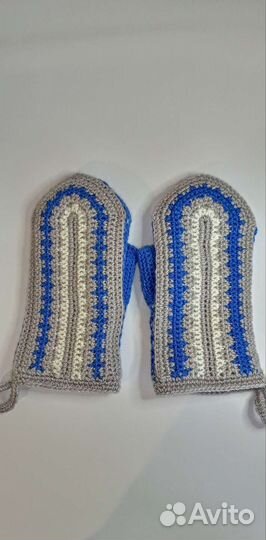 Прихватки вязаные, набор из 8 штук