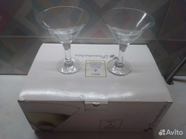 Бокалы для мартини для коктейлей