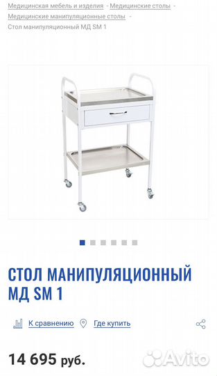 Стол манипуляционный мд SM 1