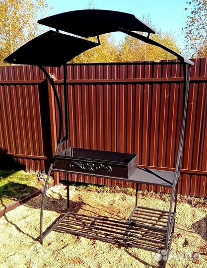 Мангал с печью