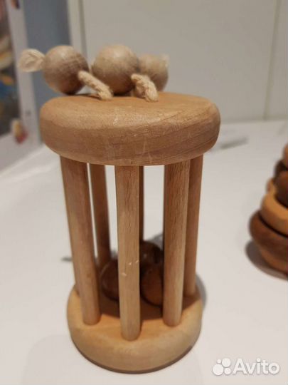 Деревянные развивающие игрушки для малышей