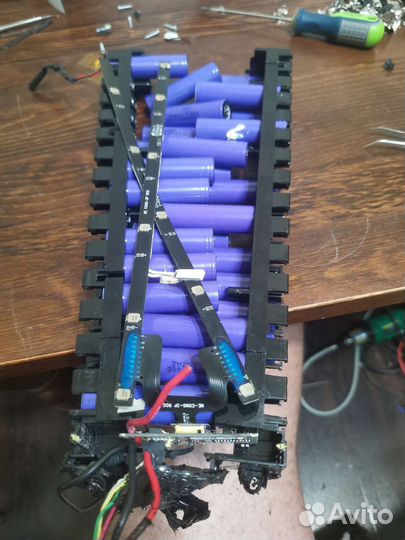 Ремонт аккумулятора велосипеда колхозник 60 вольт