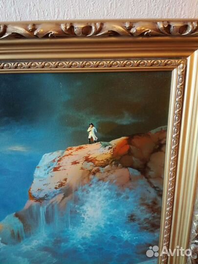 Айвазовский,копия,море,большая картина,масло,холст