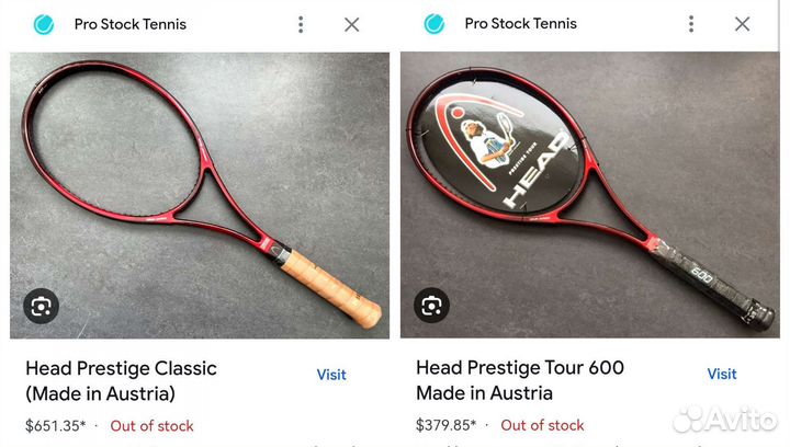 Ракетка Head Prestige Classic 600, Иванишевич