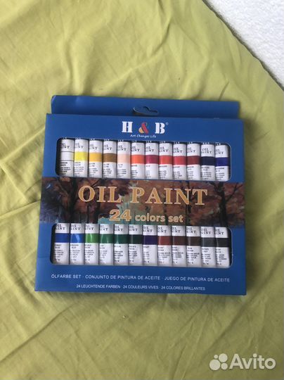 Масляные краски 24 цвета по 12 мл