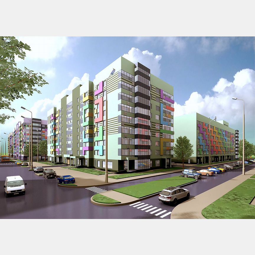 2-к. квартира, 75,4 м², 3/5 эт.