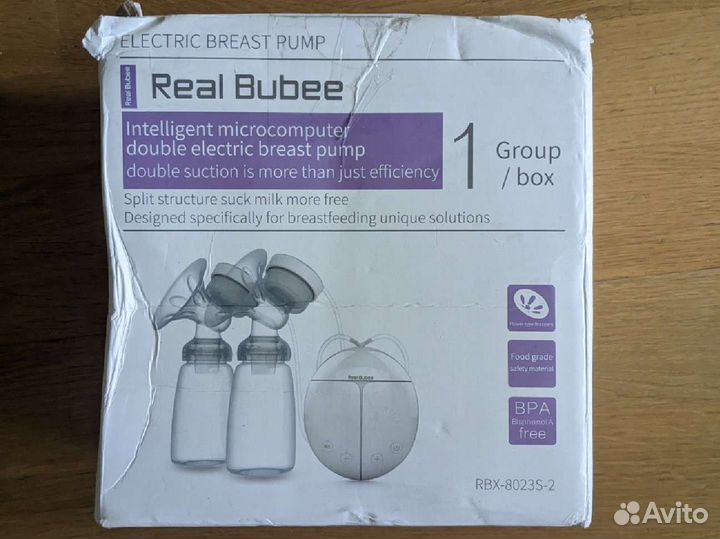 Электрический Молокоотсос Real Bubee