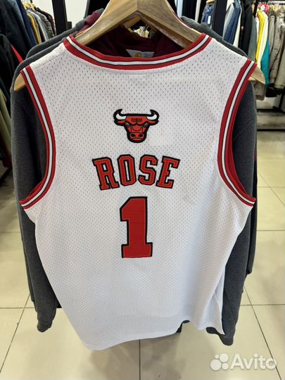 Джерси Adidas NBA bulls номер 1 Rose