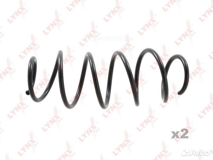 Lynxauto SC-1829 Пружины ходовой части перед
