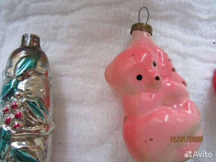 Елочные игрушки СССР