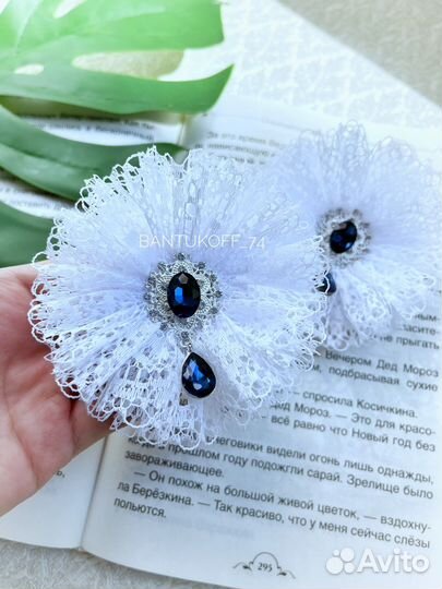 Нарядные бантики ручной работы на 1 сентября