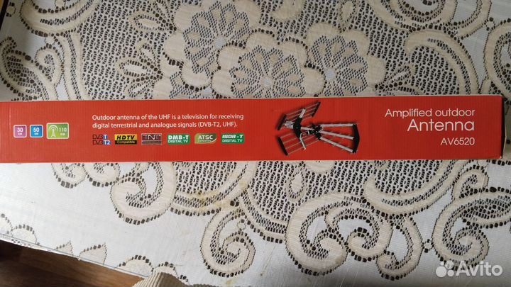 Антенна AV6520 для цифрового тв новая