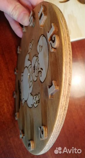 Настенные часы ручной работы