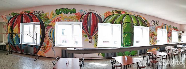 Роспись стен / Коммерческое оформление