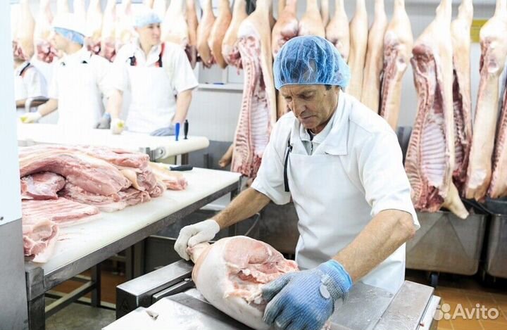 Разнорабочий на мясокомбинат(вахта)