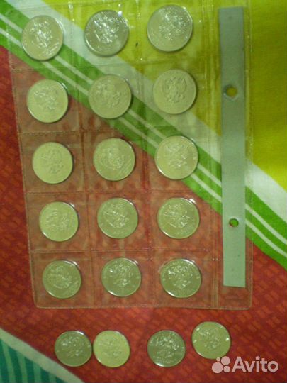 Монеты набор оружие победы 19 шт