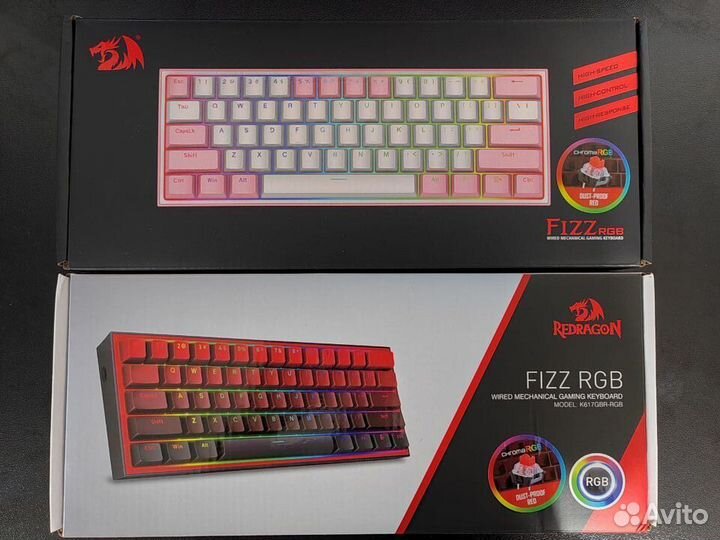 Игровая механическая клавиатура redragon Fizz K617