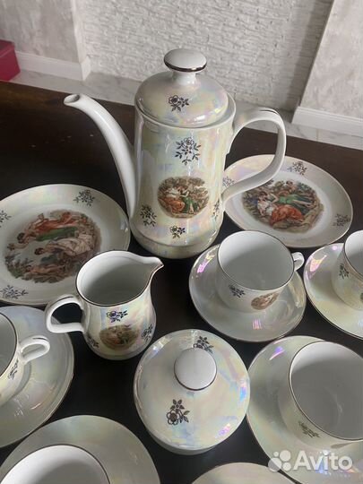 Чайный сервиз Мадонна на 6 персон, гдр