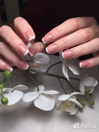 Маникюр с покрытием гель лак (снятие)выравнивание