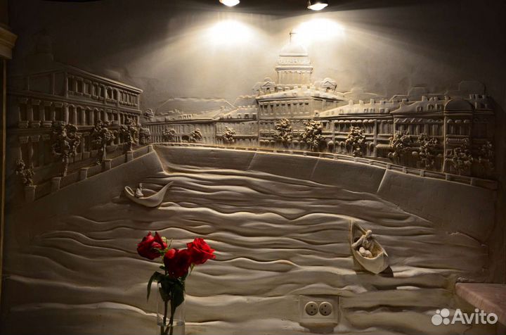 Барельефы и лепнина декоративная в интерьере