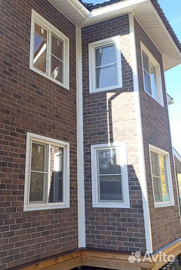 Монтаж фасадных панелей сайдинга