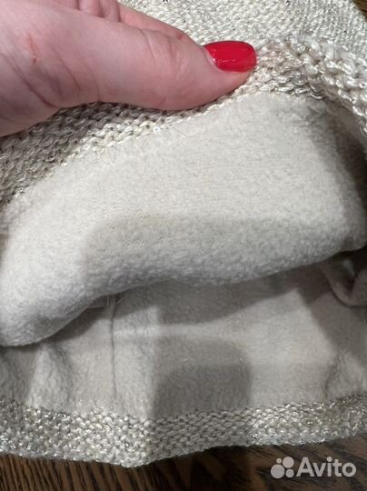 Новая шапка с помпоном из чернобурки