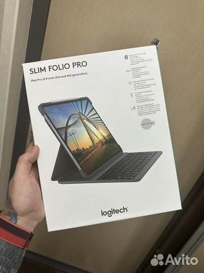 Клавиатура iPad Pro 12.9 Logitech Slim Folio Pro