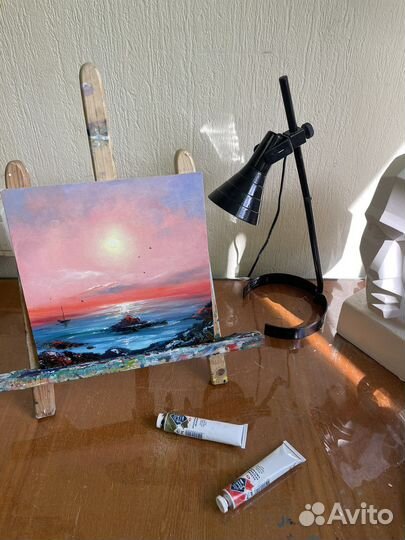 Картина маслом морской пейзаж 