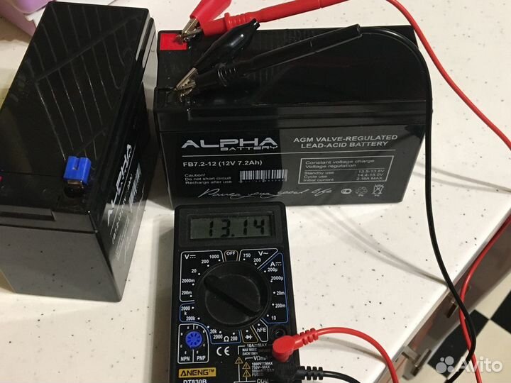 Аккумулятор Alpha AGM для ибп и не только12V 7.2Ah