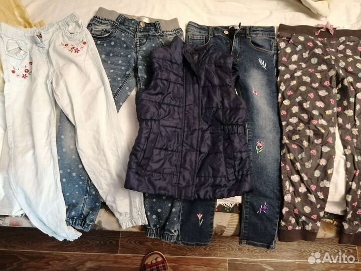 Вещи пакетом на девочку 116 122 128