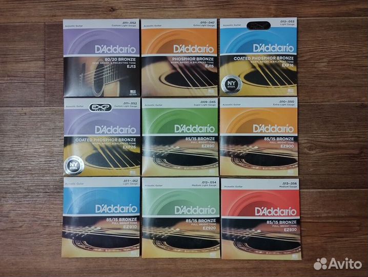 Струны для акустической и классической гитары