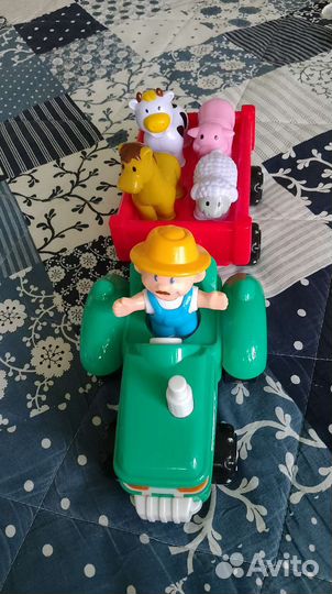 Музыкальный трактор фермер животные