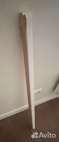 Капитель (карниз) для двери (цвет белое дерево)