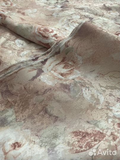 Отрез ткани шелк натуральный