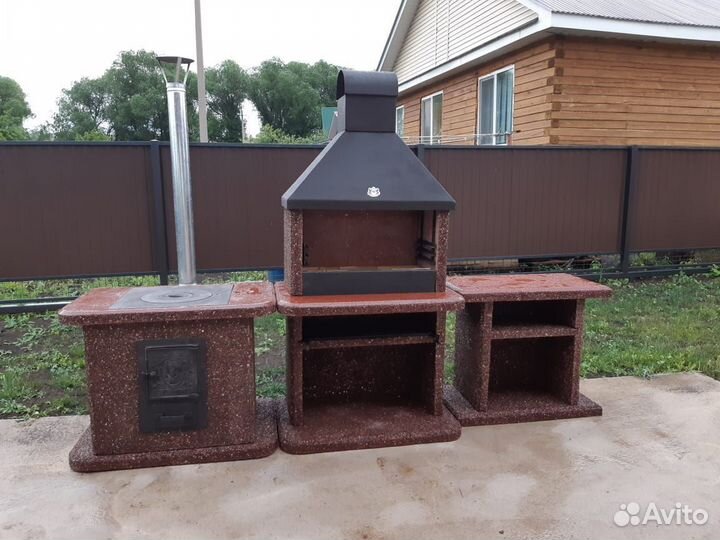 Модульные печи барбекю,печь под казан,тандыр,гриль