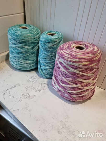 Пряжа для вязания в бобинах