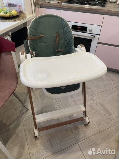 Детский стульчик для кормления happy baby