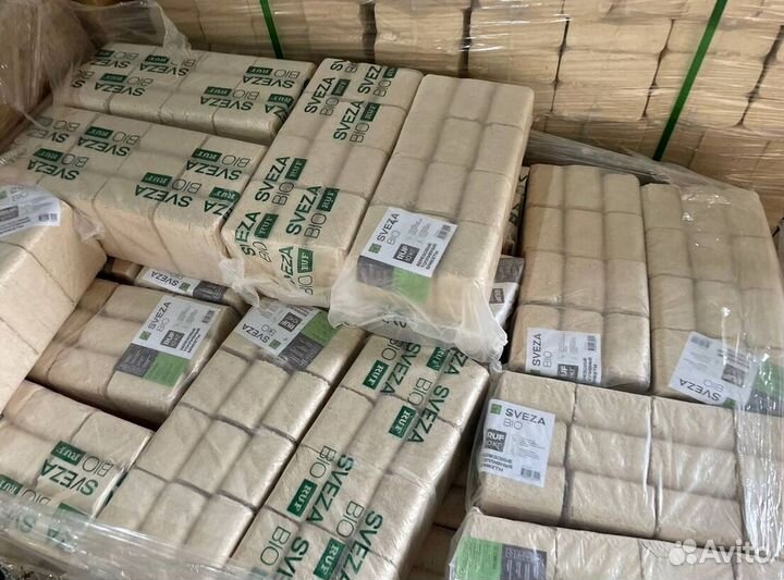 Топливные брикеты для розжига, береза пыль оптом