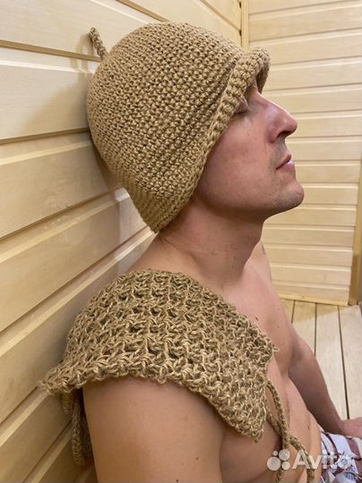 Шапка банная мужская