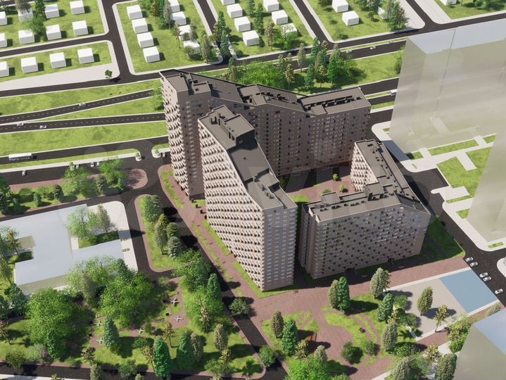 2-к. квартира, 50,8 м², 18/25 эт.