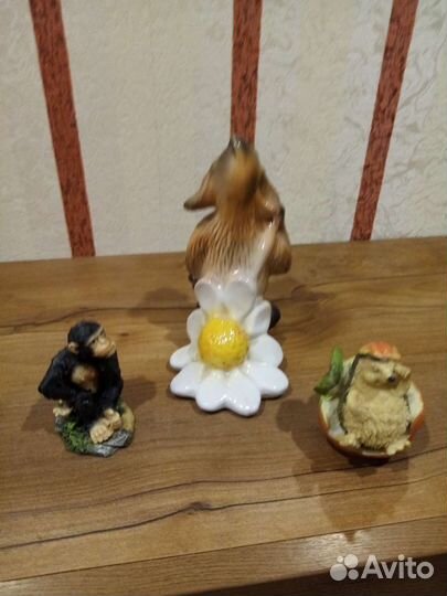 Венецианская маска, интерьерные фигурки - 6 шт