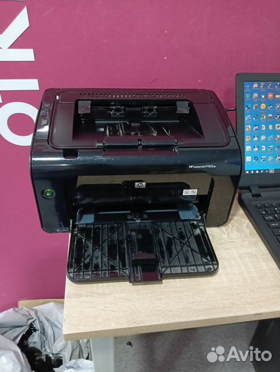 Принтер HP LJ P1102w лазерный ч/б WiFi