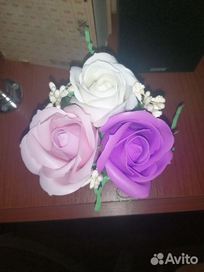 Букет цветов из мыла