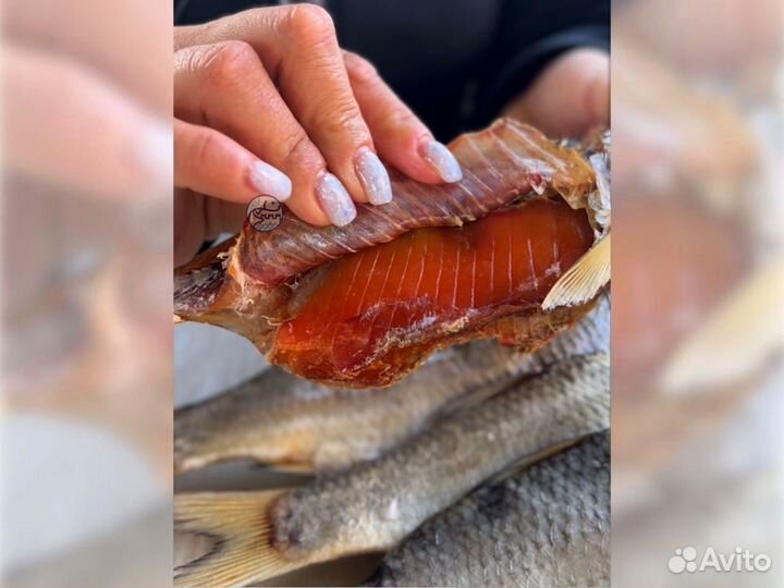 Вобла вяленая с икрой