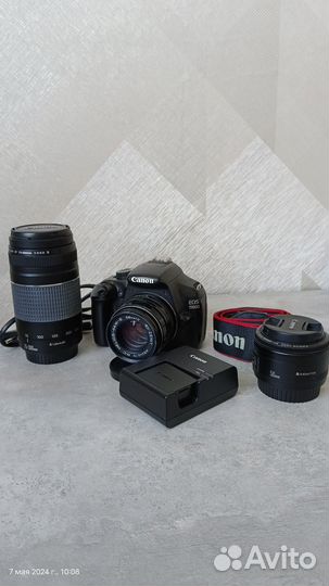 Зеркальный фотоаппарат canon 1100d