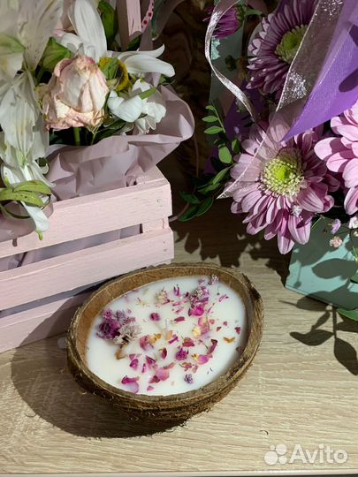 Свечи ручной работы из натурального воска