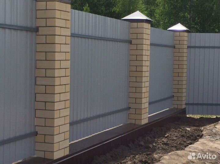 Забор из профнастила