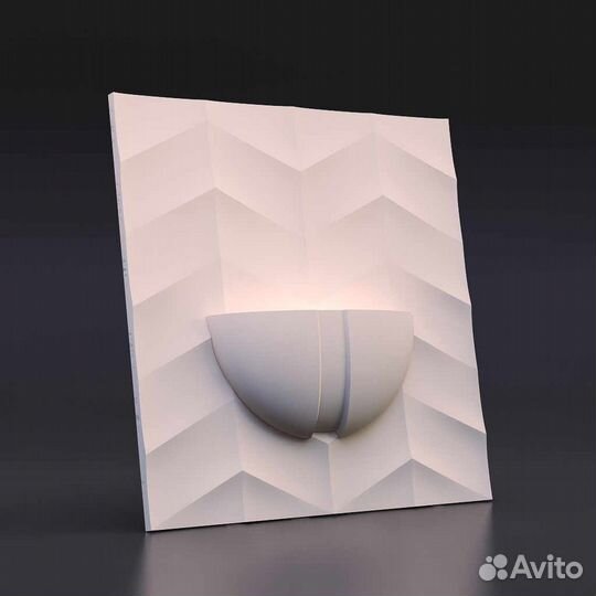 Гипсовая 3D панель 